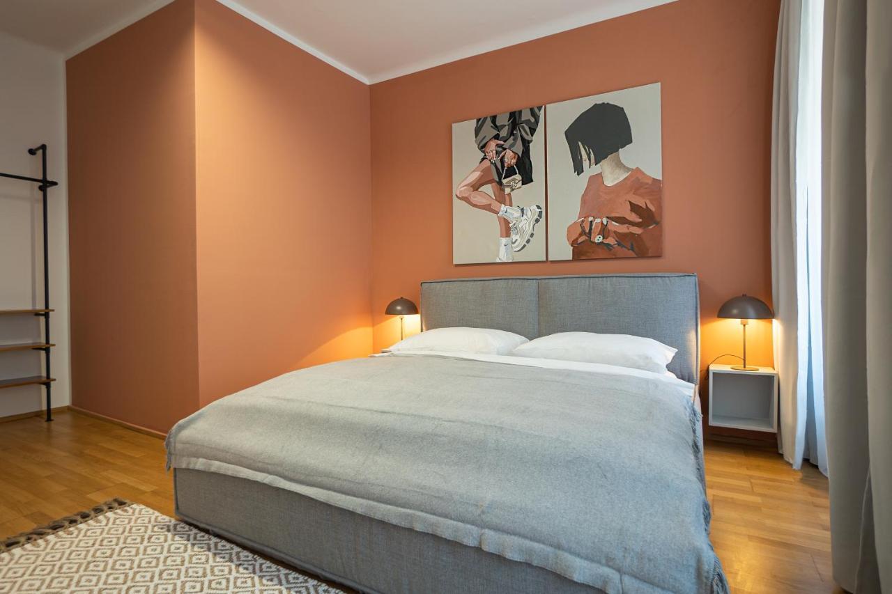 Bright 3-Room Apartment With A King-Size Bed Wien Eksteriør bilde